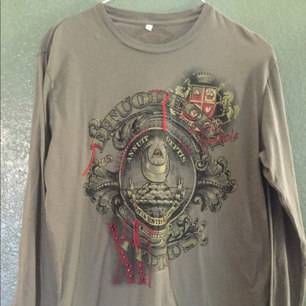 12 Symbols Graphic Long Sleeve Shirt